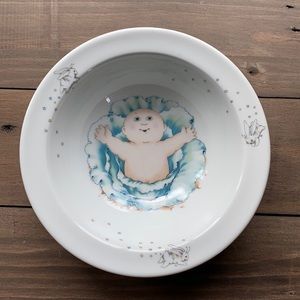 Vintage Cabbage Patch Kids porcelain bowl